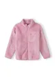 Girls Zip up fleece sweatshirt with chest pocket and high collar