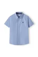 Short Sleeve Oxford Shirt with Chest Embroidery (2y-8y)