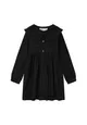 Girls Boderie Dress with Collar Girls Boderie Dress with Collar