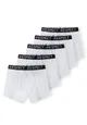 Men 5 Pack Boxers with Logo Waistband Men 5 Pack Boxers with Logo Waistband