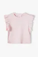 Girls Rib T-Shirt With Ruffles