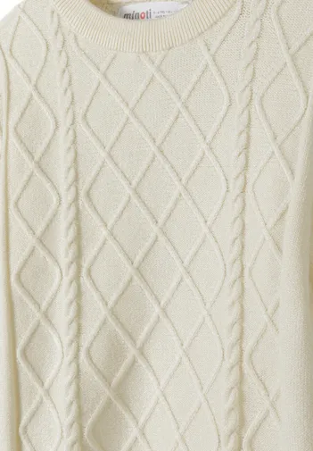Boys Cable knit crew neck sweater with soft texture <span>(2y-14y)</span>-3