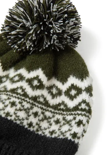 Boys 3 piece fair isle winter set: hat, snood and gloves <span>(2y-14y)</span>-4