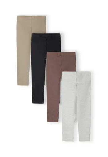 Girls 4 pack rib long leg leggings with elastic waistband
 <span>(9m-8y)</span>-2