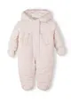 Girls Snowsuit with ears, fleece lining and mittens Girls Snowsuit with ears, fleece lining and mittens