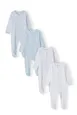 Boys 4 Pack Of Sleepsuits Boys 4 Pack Of Sleepsuits