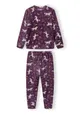 Girls Velour Long Sleeve Pyjama Set