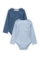 Boys 2 Pack Of Long Sleeve Bodysuits Boys 2 Pack Of Long Sleeve Bodysuits