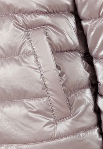 Girls Padded winter jacket with hood, zipper and snap closure <span>(9m-8y)</span>-4