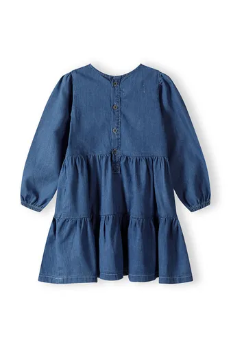 Girls Chambray Tiered Dress <span>(3m-3y)</span>-2