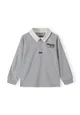 Boys Long sleeve polo shirt with collar and back print Boys Long sleeve polo shirt with collar and back print