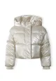 Girls Cropped Metallic Padded Jacket