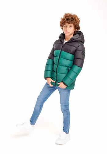 Boys Hooded Padded Jacket With Borg Lining <span>(2y-8y)</span>-5