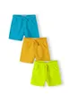 3 Pack Pique Fleece short with Front and Back Pockets (12m-24m)