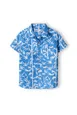 Boys Printed Poplin Shirt Boys Printed Poplin Shirt