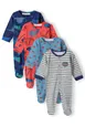 4 Pack Baby Sleepsuit (0-6m)