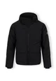 Men Quilted jacket with hood and zip pockets