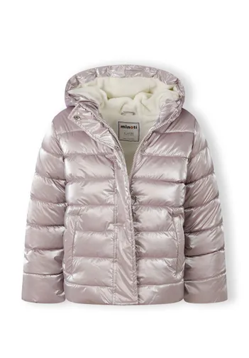 Girls Padded winter jacket with hood, zipper and snap closure <span>(9m-8y)</span>-3