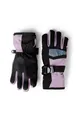 Girls Waterproof ski gloves with reflective panel