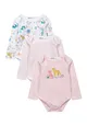 Girls 3 Pack Of Long Sleeve Bodysuits Girls 3 Pack Of Long Sleeve Bodysuits