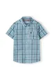 Checked Short Sleeve Shirt with Chest Pocket (8y-14y)