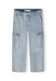 Girls Denim Cargo Jeans