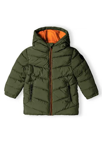 Boys Padded Jacket With Hood And Contrast Lining <span>(8y-14y)</span>-1