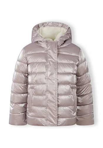 Girls Padded winter jacket with hood, zipper and snap closure <span>(9m-8y)</span>-1