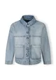 Girls Oversized denim jacket with pockets and button cuffs Girls Oversized denim jacket with pockets and button cuffs