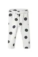 Spotty Rib Legging With Frill At Waist (1y-3y)