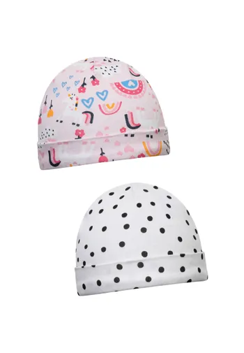 Girls 2 Pack Hat Set <span>(0-12m)</span>-1