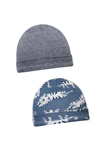 Boys 2 Pack Of Hats <span>(0-12m)</span>-1
