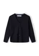 Boys Fine knit cardigan with buttons and classic V neckline