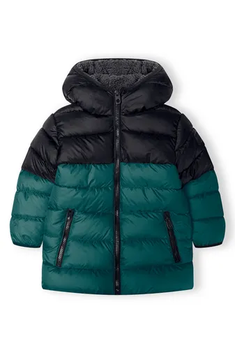 Boys Hooded Padded Jacket With Borg Lining <span>(2y-8y)</span>-1