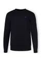 Men Fine knit jumper with chest embroidery