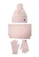 Women 3 Piece winter set: scarf, hat and gloves