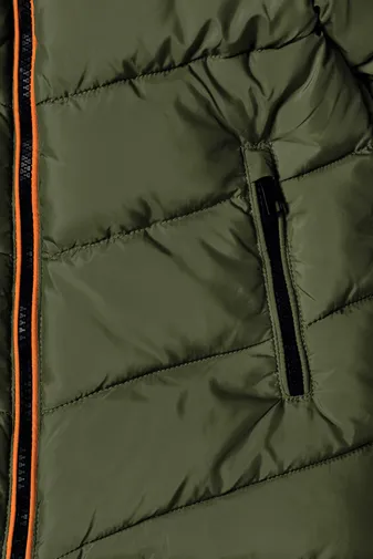 Boys Padded Jacket With Hood And Contrast Lining <span>(8y-14y)</span>-4