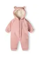 Girls Sherpa snowsuit with 3D ears on the hood and cotton lining