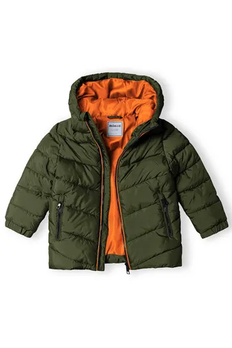 Boys Padded Jacket With Hood And Contrast Lining <span>(8y-14y)</span>-3