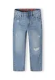 Boys Distressed Denim Jeans with Repair Detail