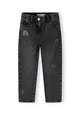 Girls Embroidered Jeans with Elasticated Waist Girls Embroidered Jeans with Elasticated Waist