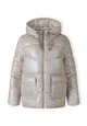 Women Quilted short and hooded jacket with zip and pockets