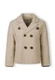 Boys Double breasted coat with collar and ribbed cuffs Boys Double breasted coat with collar and ribbed cuffs