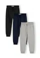 Boys 3 pack joggers with ribbed cuffs and drawcord Boys 3 pack joggers with ribbed cuffs and drawcord