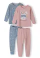 Girls 2 Pack Long Sleeve Pyjamas