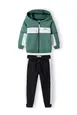 Fleece Hooded Zip Thru and Jogger Set with Panelling (8y-14y)