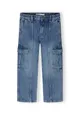 Girls Denim Cargo Jeans